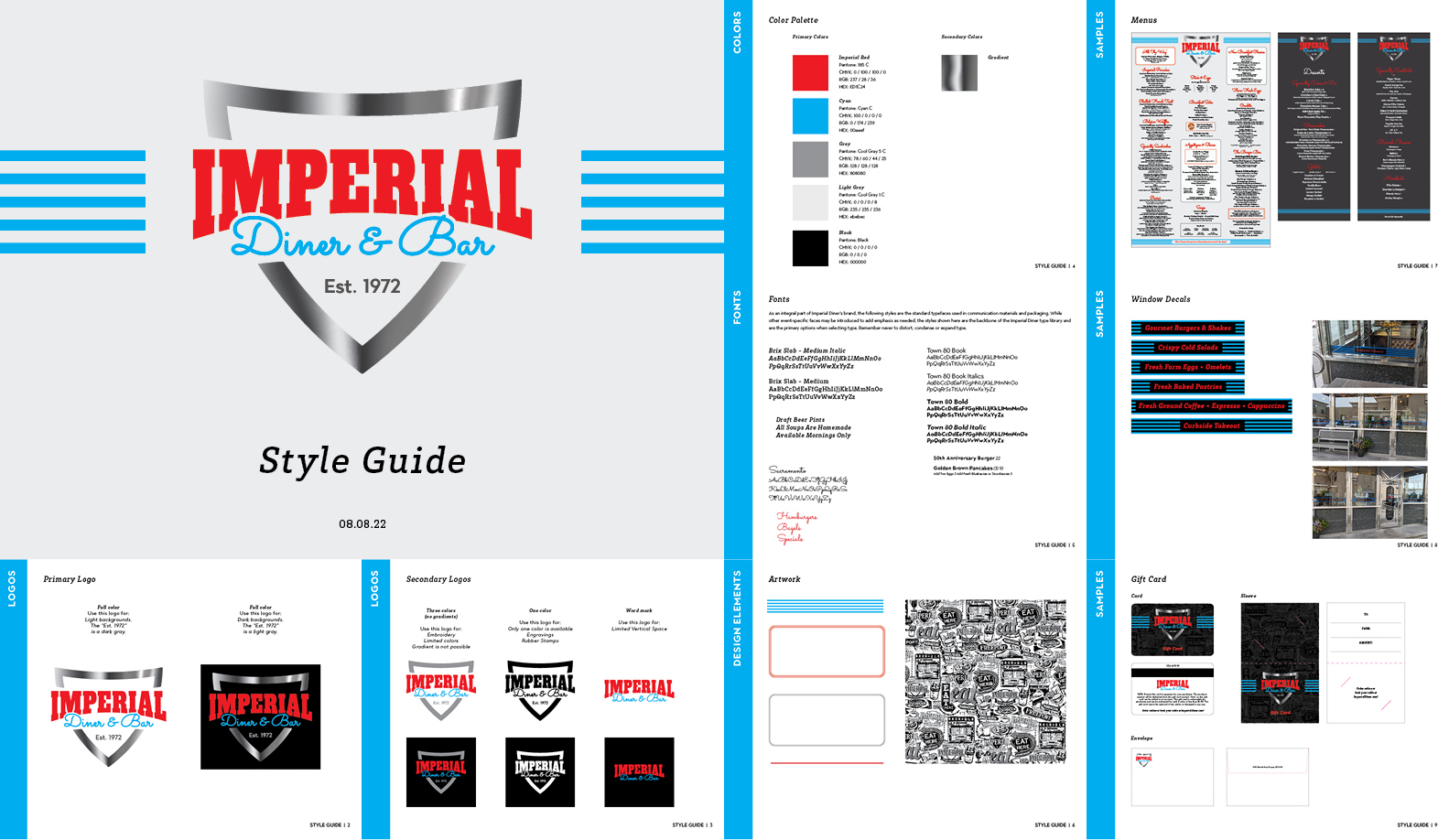Imperial Diner Style Guide