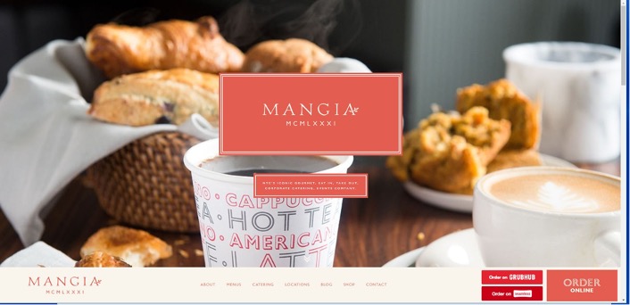Mangia Website