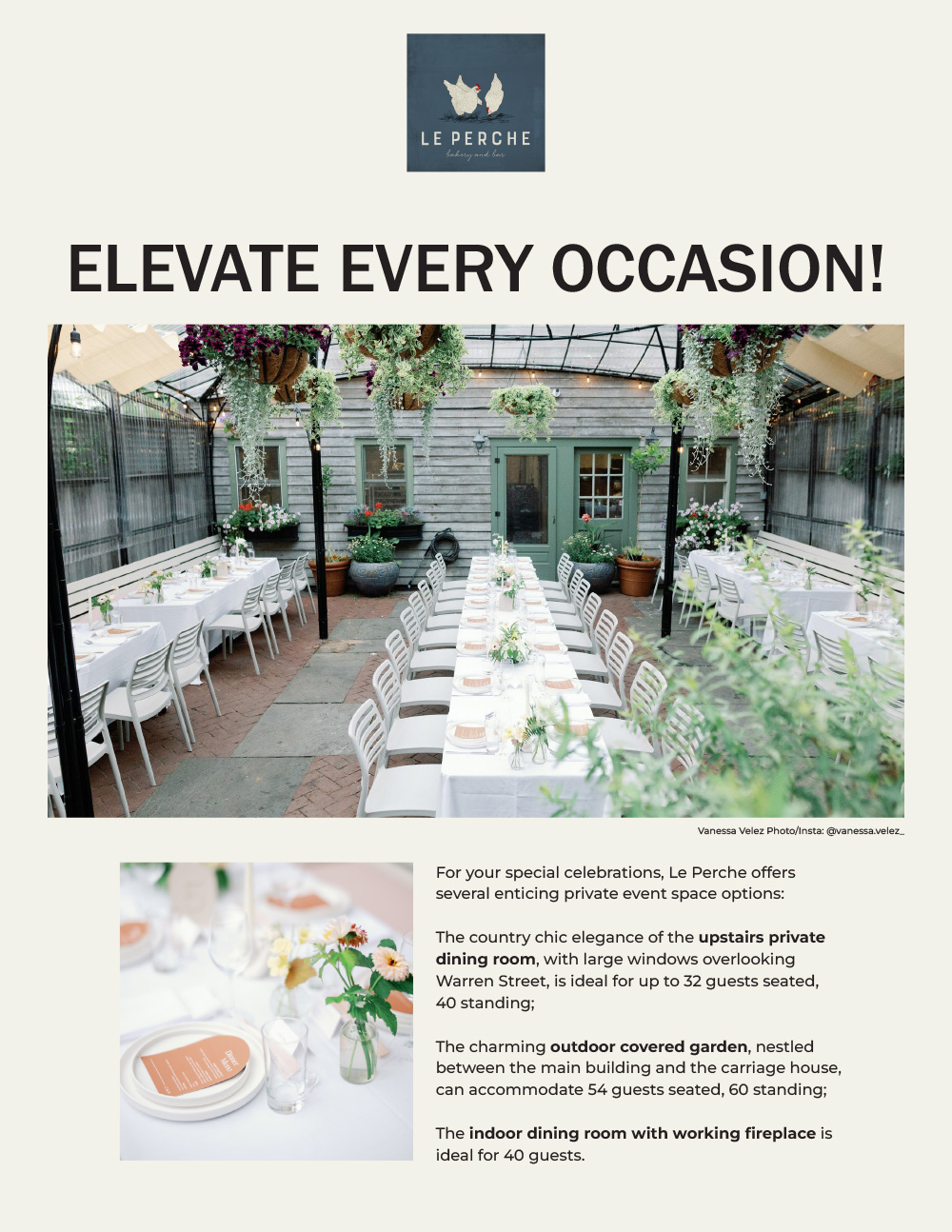 Private Events Brochure